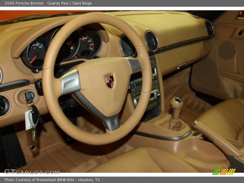 Guards Red / Sand Beige 2006 Porsche Boxster