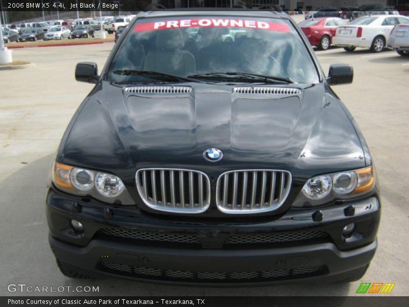 Jet Black / Beige 2006 BMW X5 4.4i