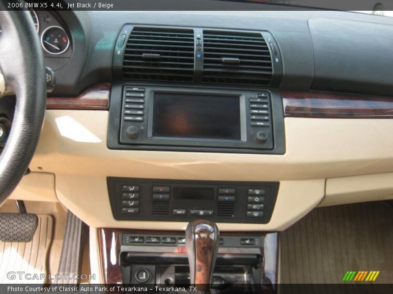 Jet Black / Beige 2006 BMW X5 4.4i