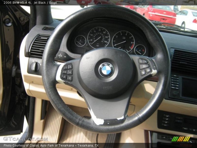 Jet Black / Beige 2006 BMW X5 4.4i