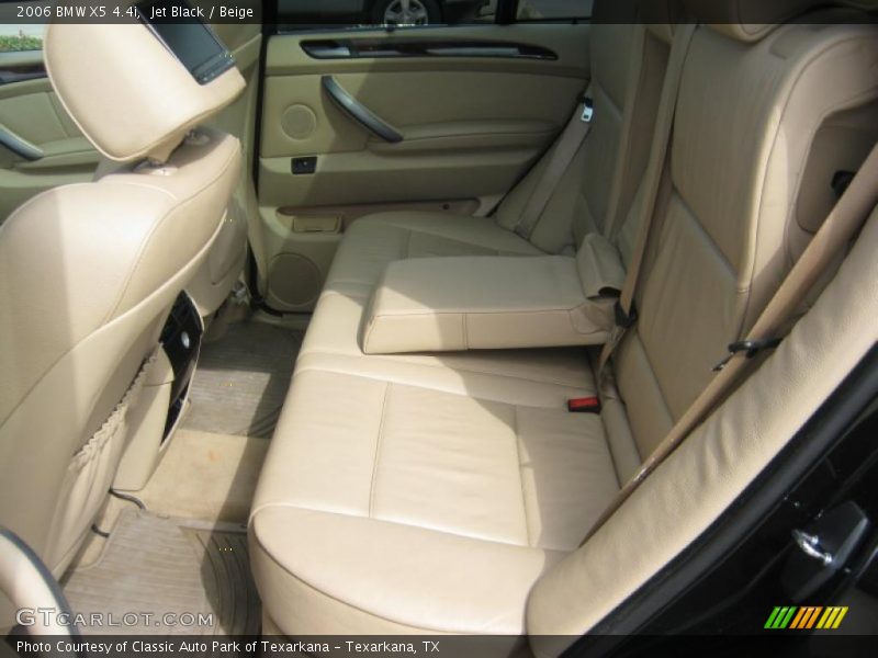 Jet Black / Beige 2006 BMW X5 4.4i