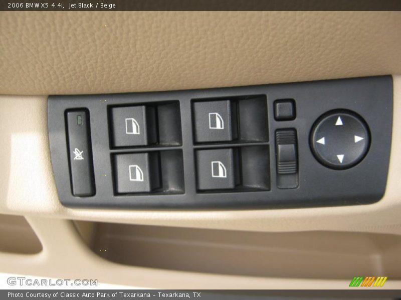 Jet Black / Beige 2006 BMW X5 4.4i