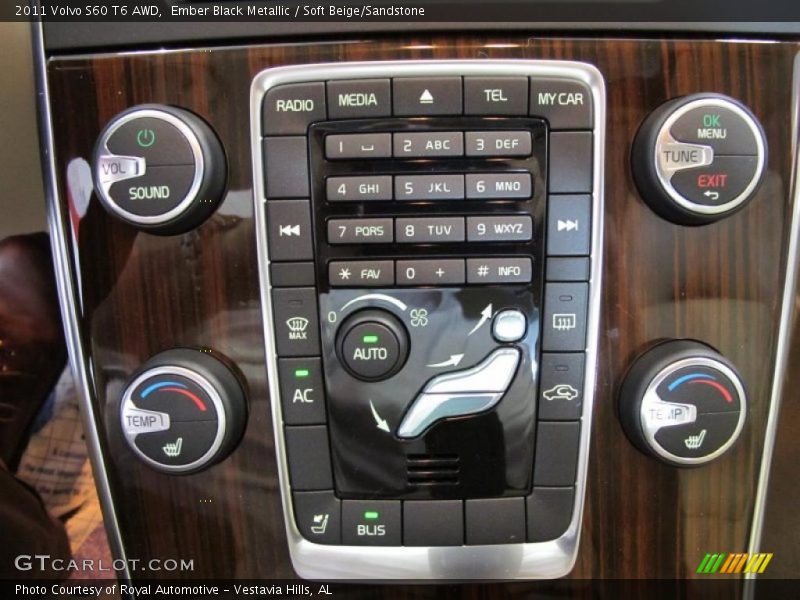 Ember Black Metallic / Soft Beige/Sandstone 2011 Volvo S60 T6 AWD