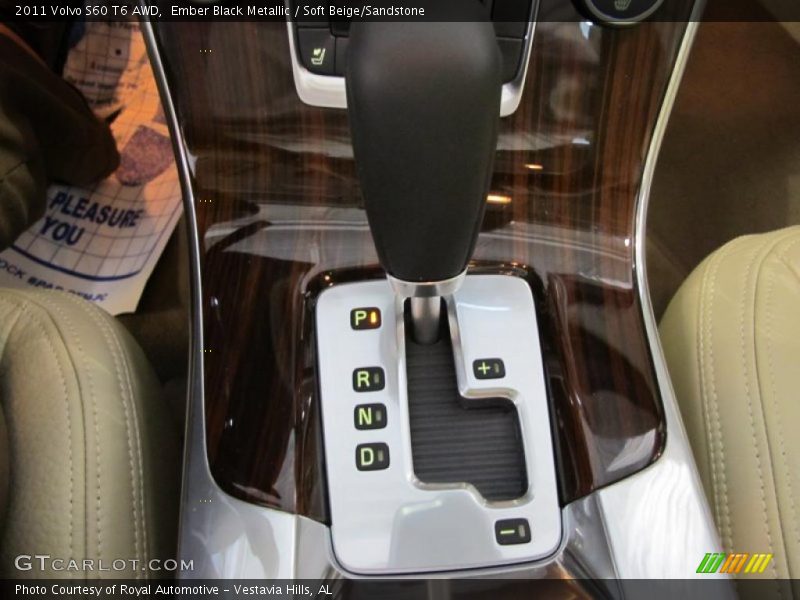 Ember Black Metallic / Soft Beige/Sandstone 2011 Volvo S60 T6 AWD
