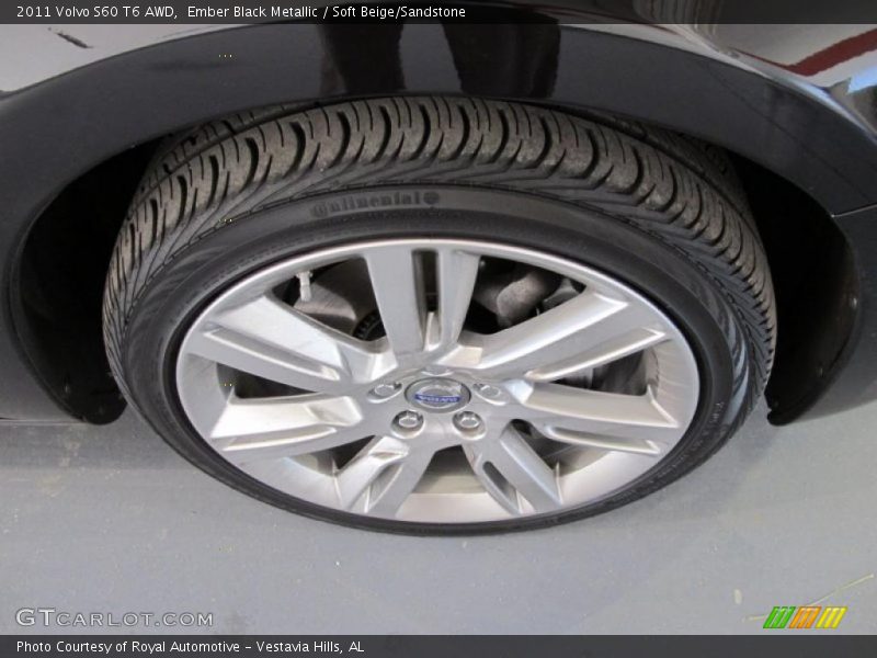 Ember Black Metallic / Soft Beige/Sandstone 2011 Volvo S60 T6 AWD