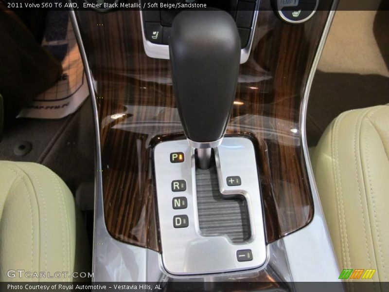 Ember Black Metallic / Soft Beige/Sandstone 2011 Volvo S60 T6 AWD