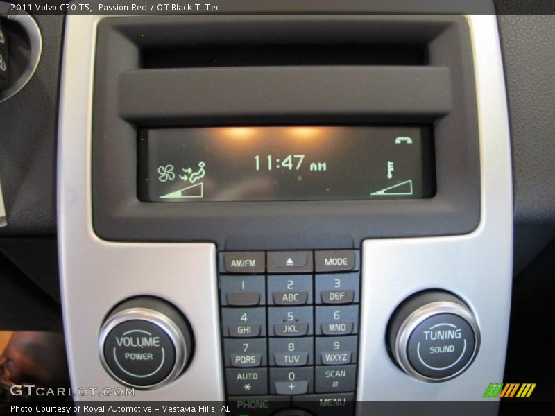 Controls of 2011 C30 T5