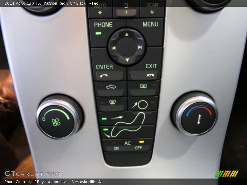 Controls of 2011 C30 T5