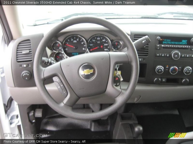  2011 Silverado 3500HD Extended Cab 4x4 Chassis Steering Wheel