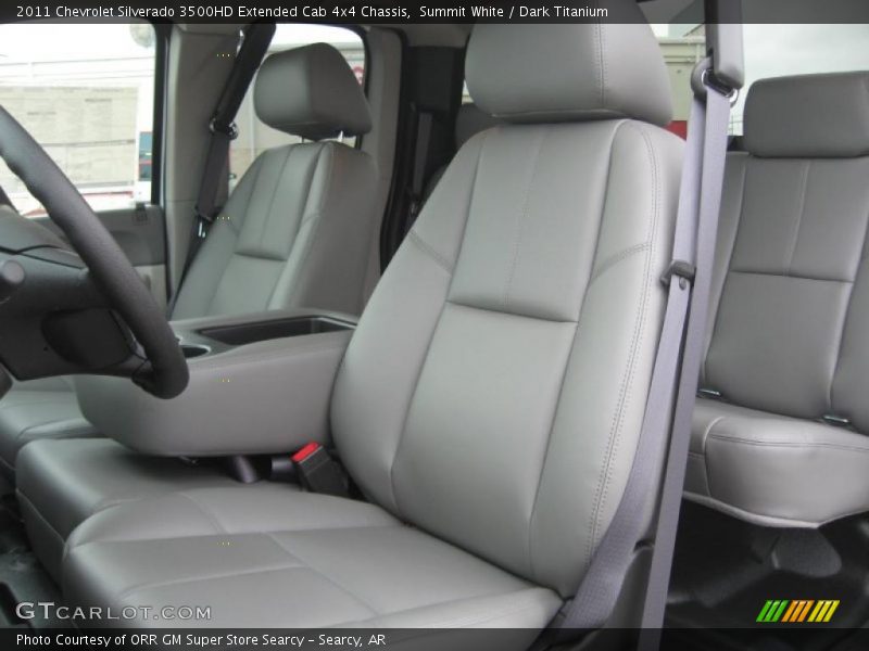  2011 Silverado 3500HD Extended Cab 4x4 Chassis Dark Titanium Interior