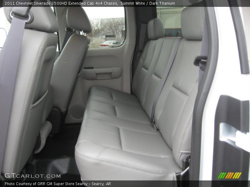  2011 Silverado 3500HD Extended Cab 4x4 Chassis Dark Titanium Interior