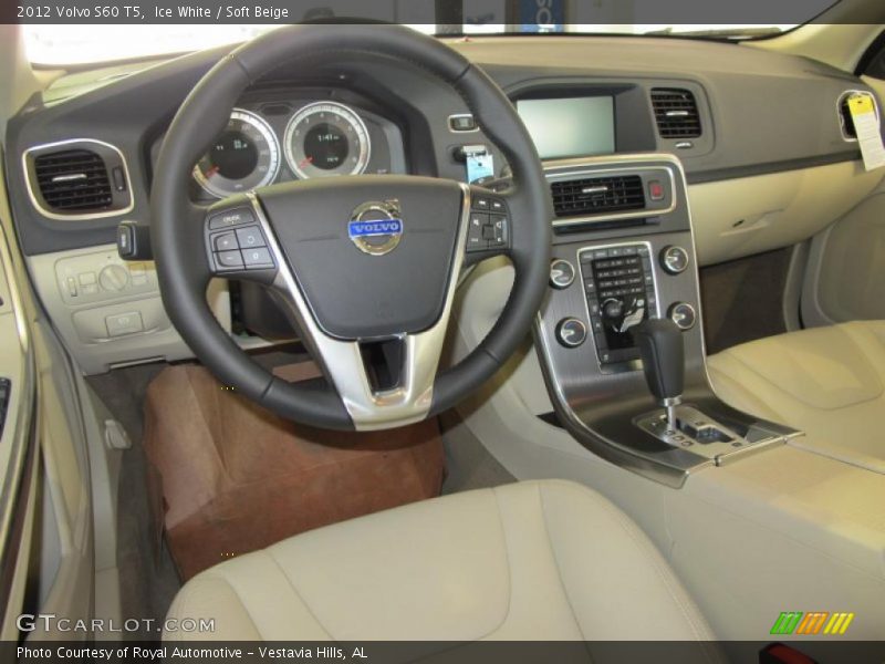  2012 S60 T5 Soft Beige Interior