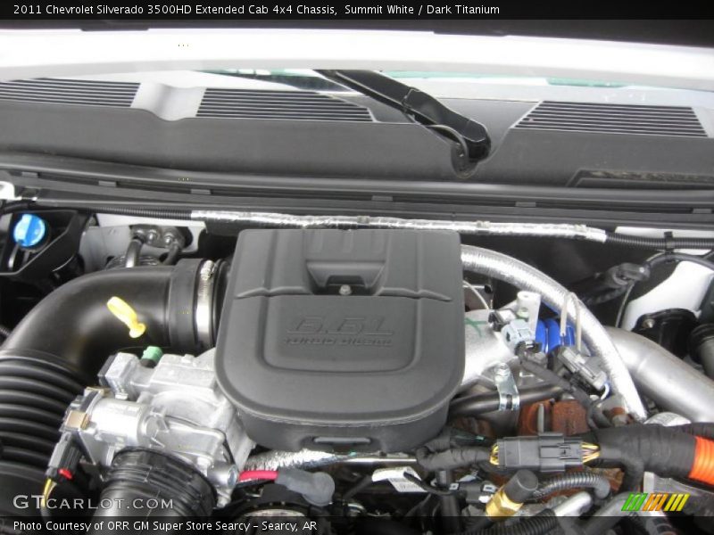  2011 Silverado 3500HD Extended Cab 4x4 Chassis Engine - 6.6 Liter OHV 32-Valve Duramax Turbo-Diesel V8
