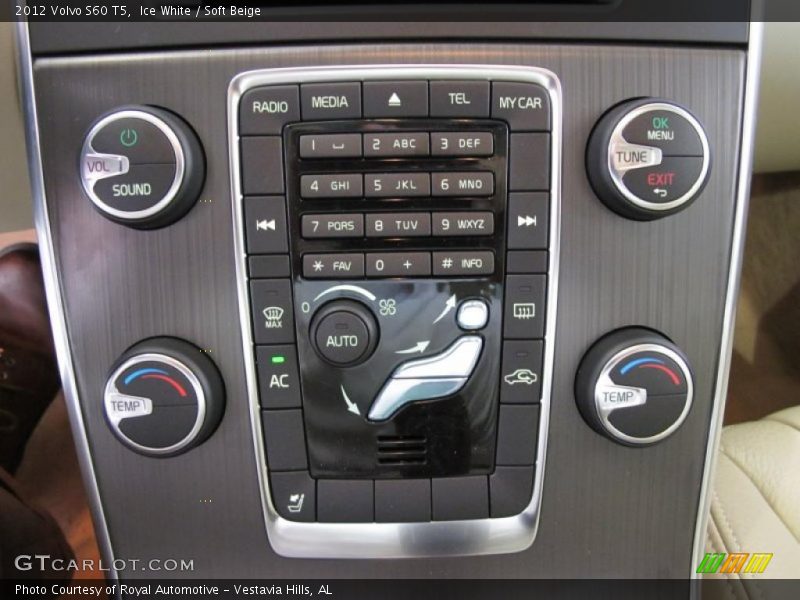 Controls of 2012 S60 T5