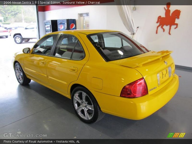 Sunburst Yellow / Charcoal 2006 Nissan Sentra 1.8 S Special Edition