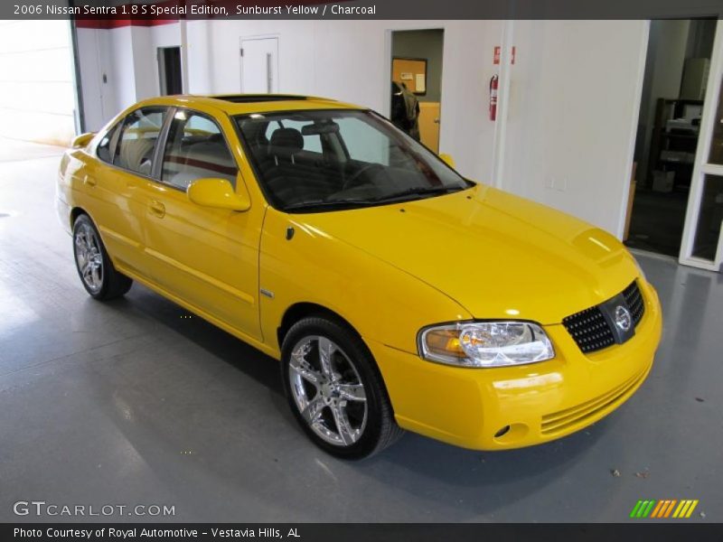 Sunburst Yellow / Charcoal 2006 Nissan Sentra 1.8 S Special Edition