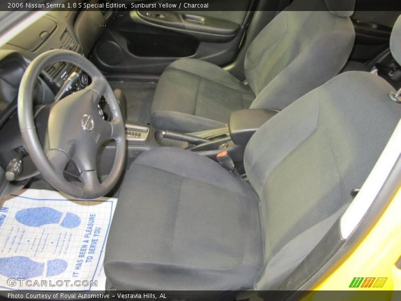  2006 Sentra 1.8 S Special Edition Charcoal Interior