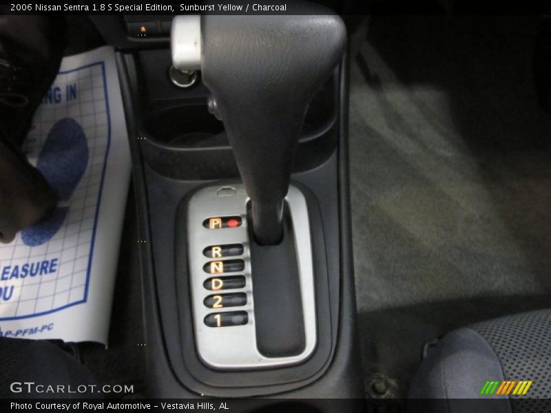  2006 Sentra 1.8 S Special Edition 4 Speed Automatic Shifter