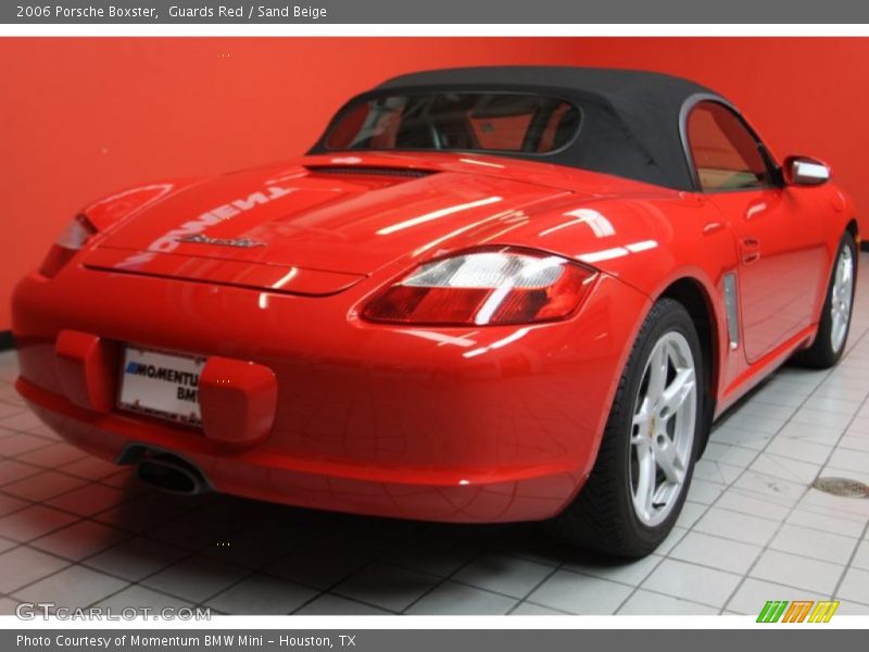 Guards Red / Sand Beige 2006 Porsche Boxster