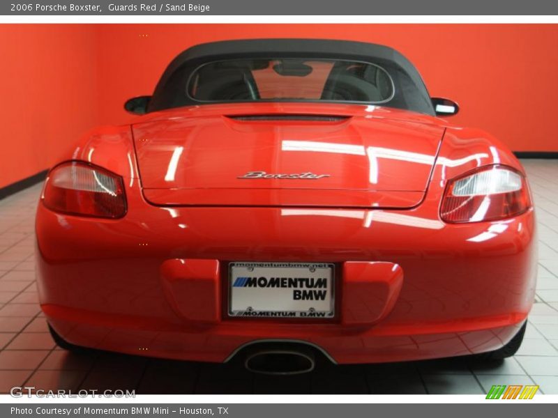 Guards Red / Sand Beige 2006 Porsche Boxster