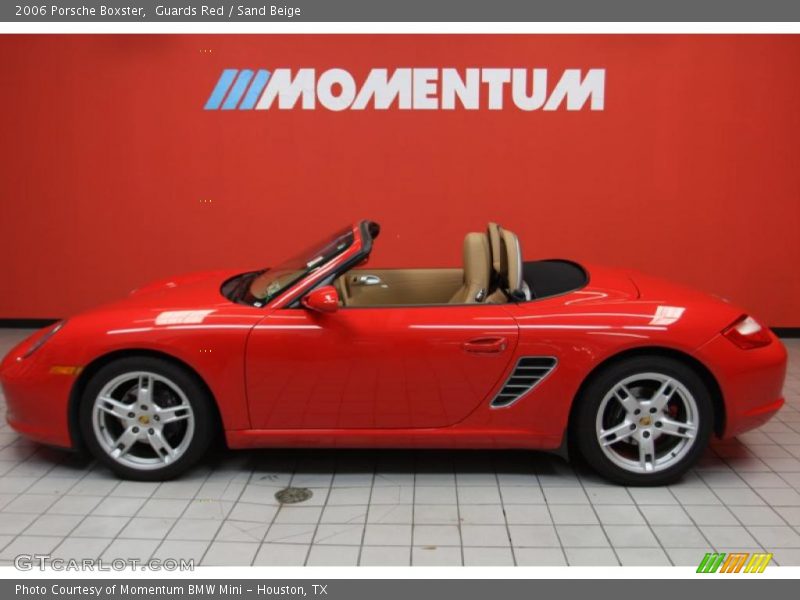 Guards Red / Sand Beige 2006 Porsche Boxster