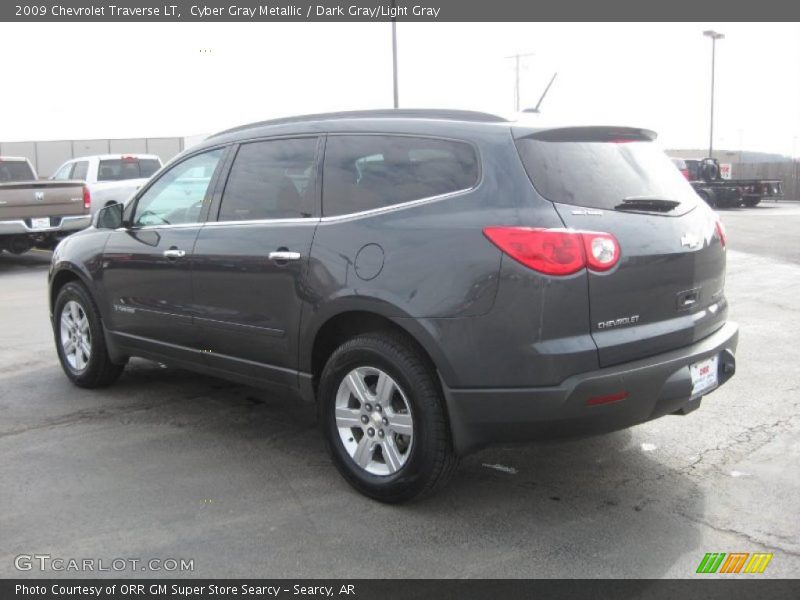 Cyber Gray Metallic / Dark Gray/Light Gray 2009 Chevrolet Traverse LT