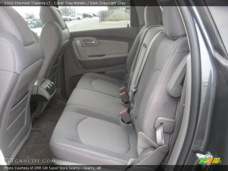 Cyber Gray Metallic / Dark Gray/Light Gray 2009 Chevrolet Traverse LT