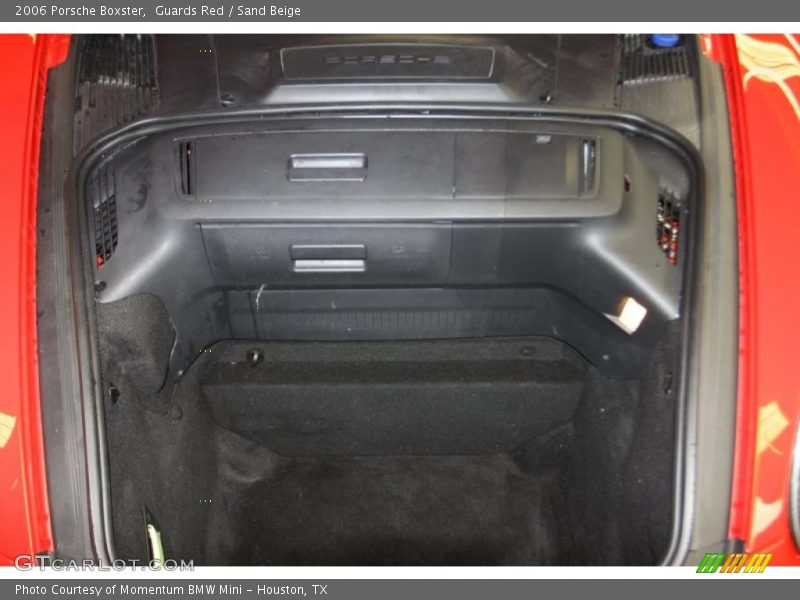 Guards Red / Sand Beige 2006 Porsche Boxster