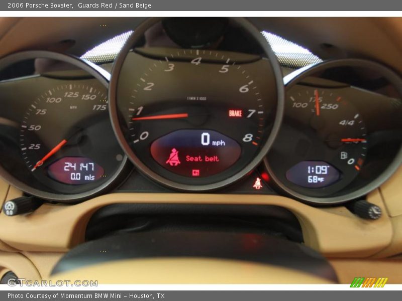 Guards Red / Sand Beige 2006 Porsche Boxster