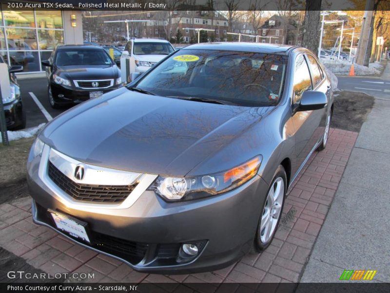 Polished Metal Metallic / Ebony 2010 Acura TSX Sedan