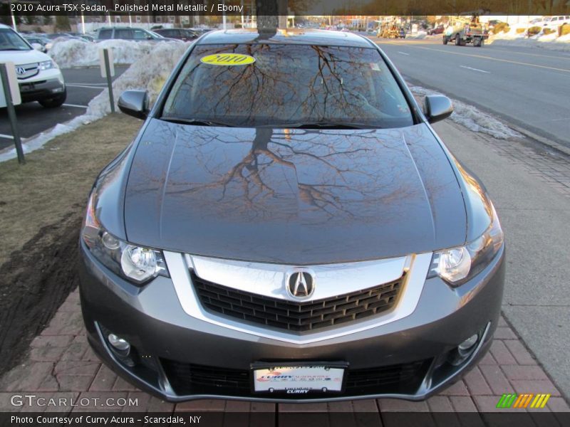 Polished Metal Metallic / Ebony 2010 Acura TSX Sedan