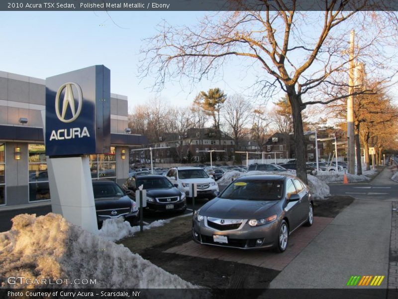 Polished Metal Metallic / Ebony 2010 Acura TSX Sedan