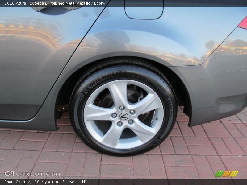 Polished Metal Metallic / Ebony 2010 Acura TSX Sedan