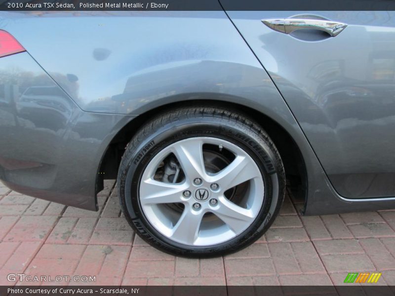 Polished Metal Metallic / Ebony 2010 Acura TSX Sedan