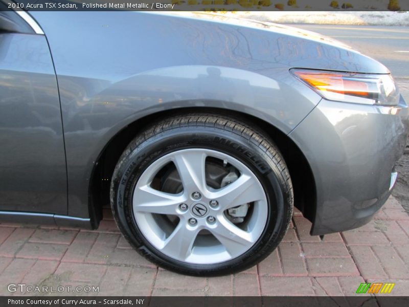 Polished Metal Metallic / Ebony 2010 Acura TSX Sedan