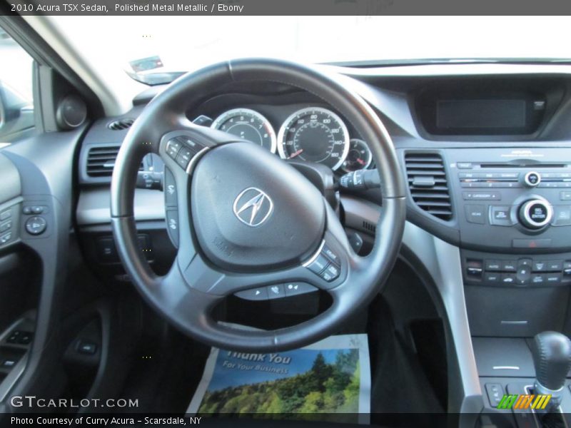 Polished Metal Metallic / Ebony 2010 Acura TSX Sedan