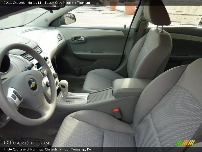 Taupe Gray Metallic / Titanium 2011 Chevrolet Malibu LT