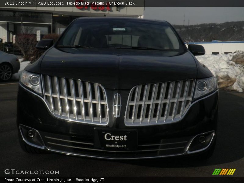 Tuxedo Black Metallic / Charcoal Black 2011 Lincoln MKT AWD EcoBoost