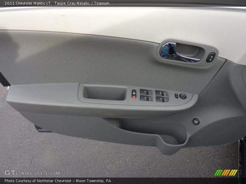 Taupe Gray Metallic / Titanium 2011 Chevrolet Malibu LT