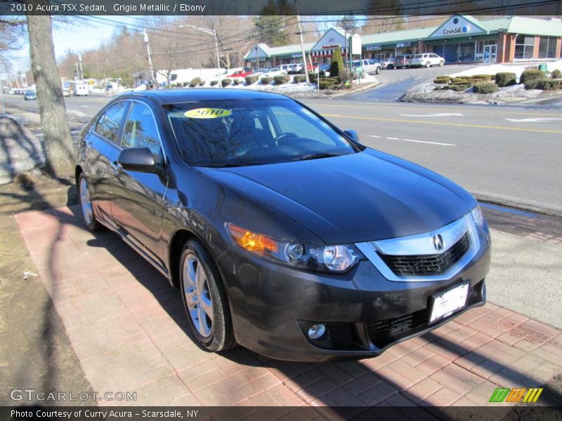 Grigio Metallic / Ebony 2010 Acura TSX Sedan