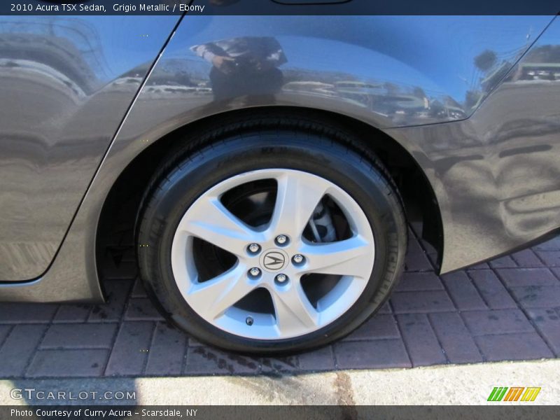 Grigio Metallic / Ebony 2010 Acura TSX Sedan