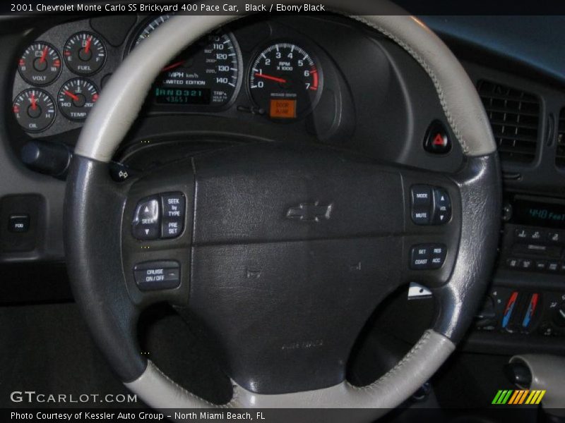 Black / Ebony Black 2001 Chevrolet Monte Carlo SS Brickyard 400 Pace Car