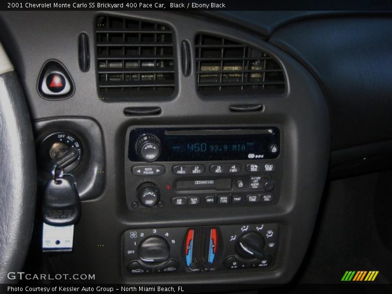 Black / Ebony Black 2001 Chevrolet Monte Carlo SS Brickyard 400 Pace Car