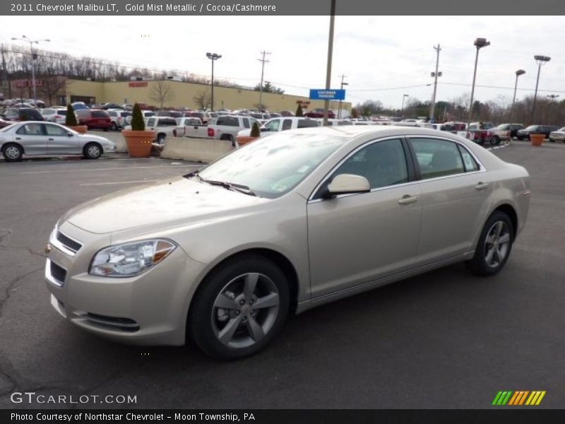 Gold Mist Metallic / Cocoa/Cashmere 2011 Chevrolet Malibu LT