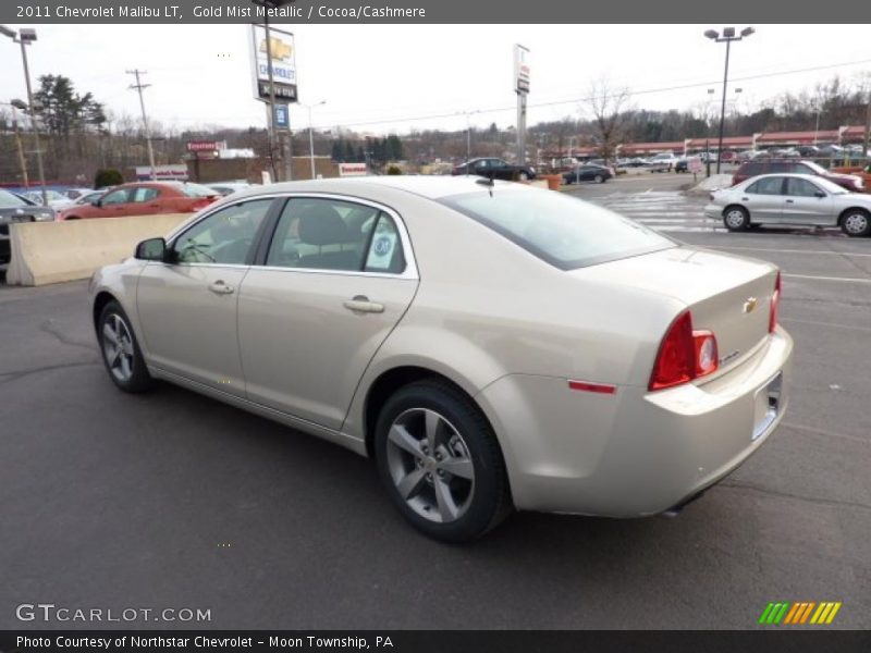 Gold Mist Metallic / Cocoa/Cashmere 2011 Chevrolet Malibu LT