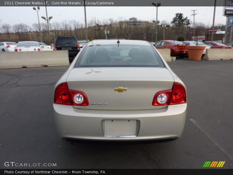 Gold Mist Metallic / Cocoa/Cashmere 2011 Chevrolet Malibu LT
