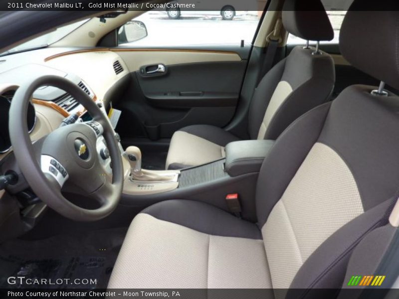 Gold Mist Metallic / Cocoa/Cashmere 2011 Chevrolet Malibu LT