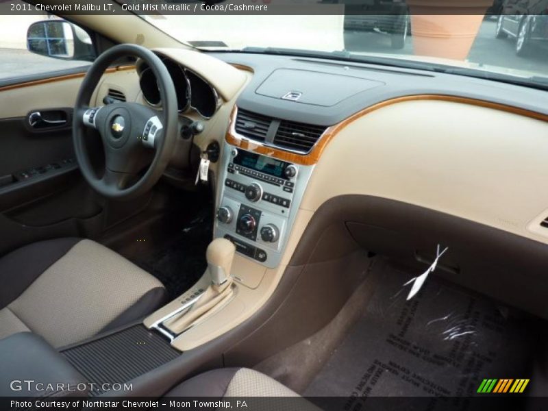 Gold Mist Metallic / Cocoa/Cashmere 2011 Chevrolet Malibu LT