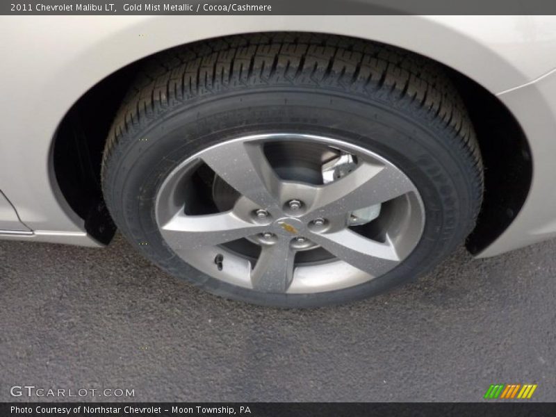 Gold Mist Metallic / Cocoa/Cashmere 2011 Chevrolet Malibu LT