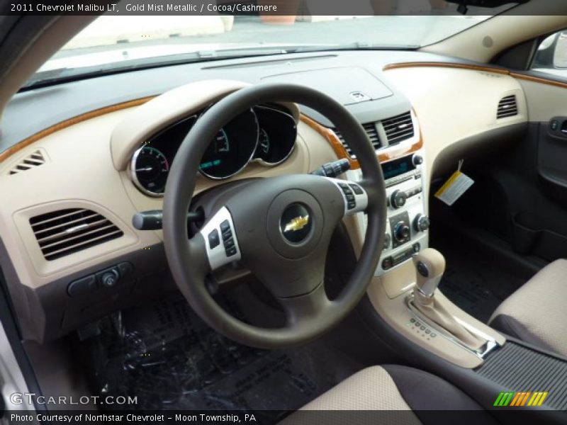 Gold Mist Metallic / Cocoa/Cashmere 2011 Chevrolet Malibu LT